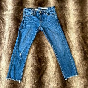 Pilcro and the Letterpress Anthropologie Slim Boyfriend 27 EUC